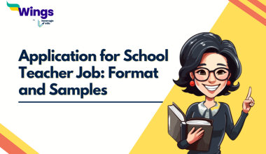 Application for School Teacher Job Format and Samples