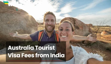 australia tourist visa fees from india