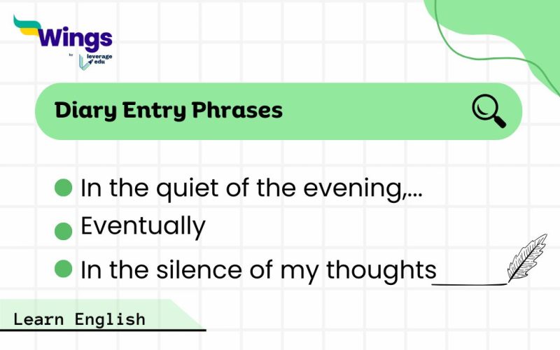 Diary Entry Phrases