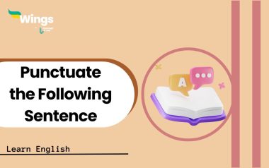 Punctuate the Following Sentence (with Answers): Exercise | Leverage