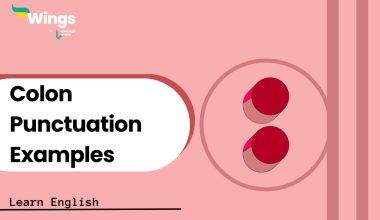 Colon Punctuation Examples
