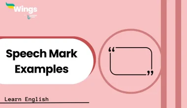 Speech Mark Examples