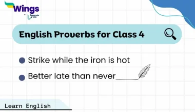 English Proverbs for Class 4