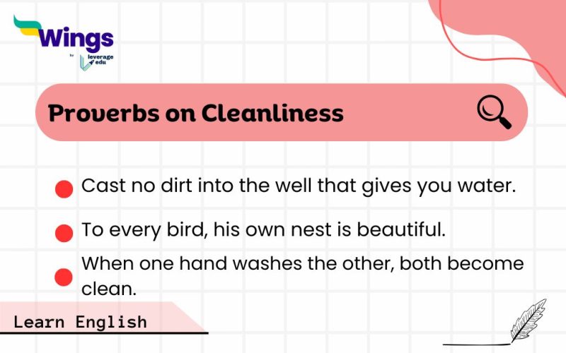 Proverbs on cleanliness