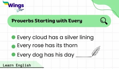 Proverbs Starting with Every