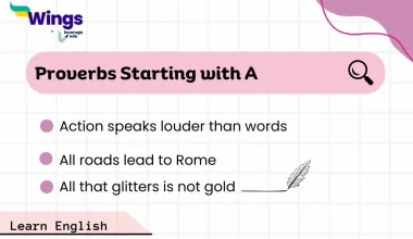 Proverbs Starting with A