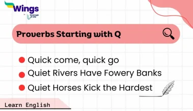 Proverbs Starting with Q