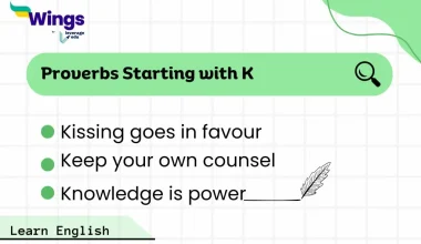 Proverbs Starting with K