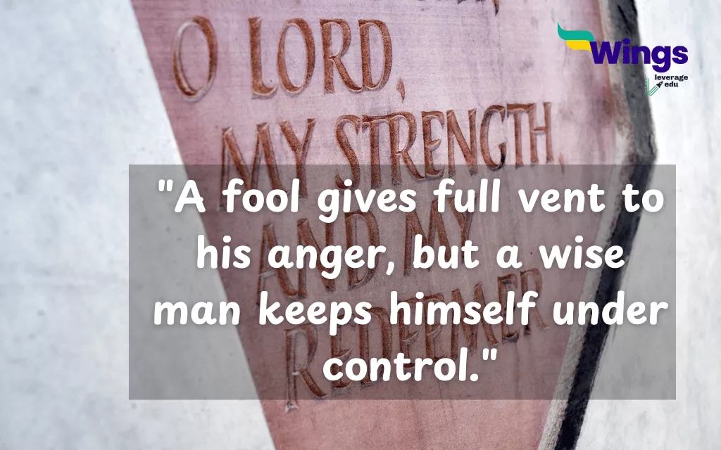 Proverbs on Peace From Bible