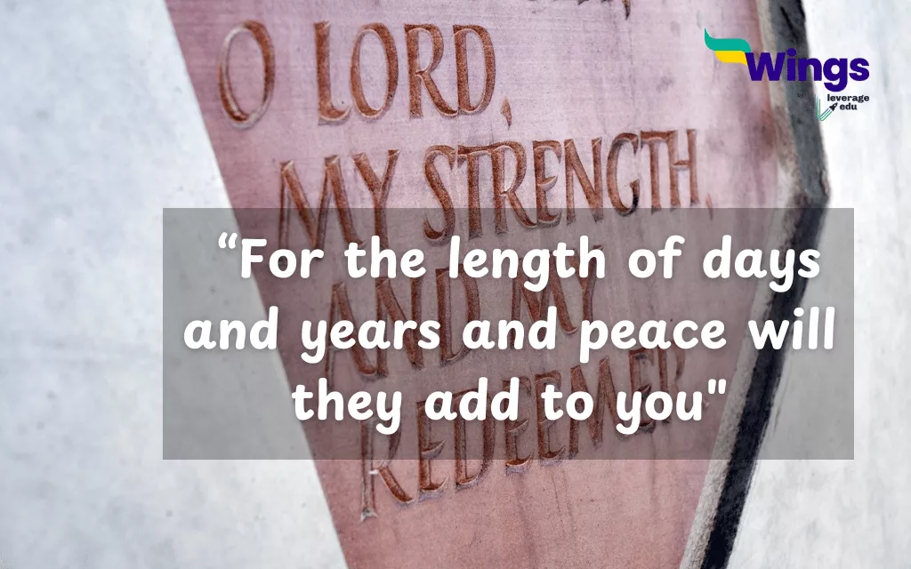 Proverbs on Peace From Bible