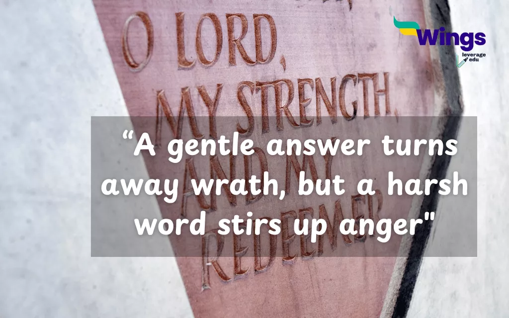 Proverbs on Peace From Bible