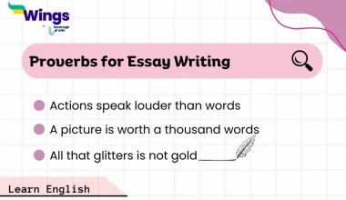 Proverbs for Essay Writing