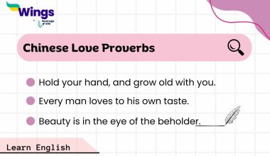 Chinese Love Proverbs