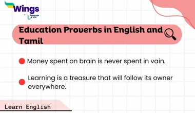 Education Proverbs in English and Tamil