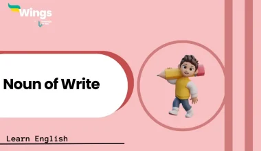 Noun of write