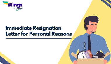 Immediate Resignation Letter for Personal Reasons