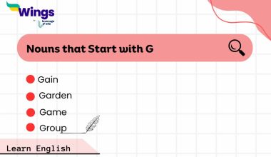 Noun Starting with G