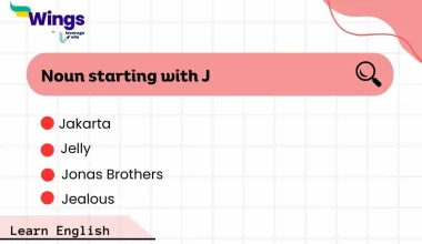 Noun starting with J