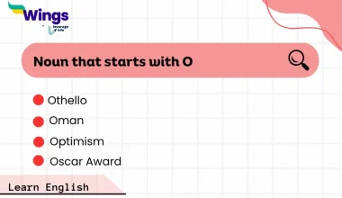Noun That Starts with O