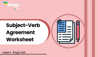 Subject Verb Agreement Worksheet