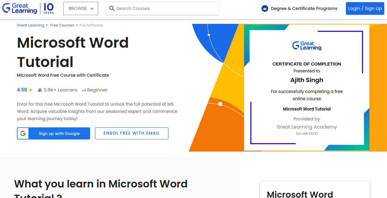 Best MS Office Free Online Courses with Certificate Leverage Edu Explore