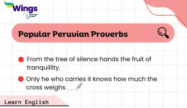 Popular Peruvian Proverbs