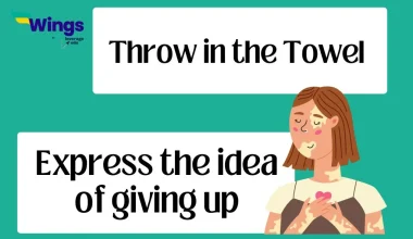 Throw in the Towel Idiom