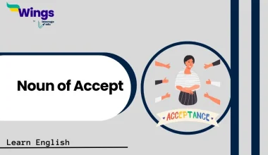 Noun of Accept