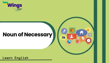 Noun of Necessary
