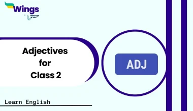 Adjectives for Class 2