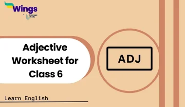 Adjective Worksheet for Class 6