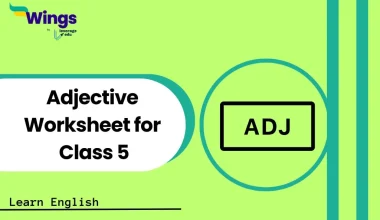 Adjective Worksheet for Class 5