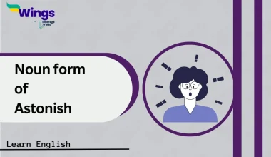 Noun form of astonish