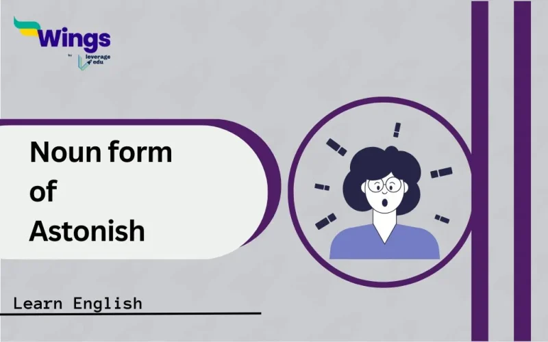 Noun form of astonish