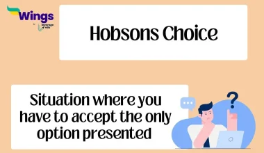Hobsons Choice Idiom