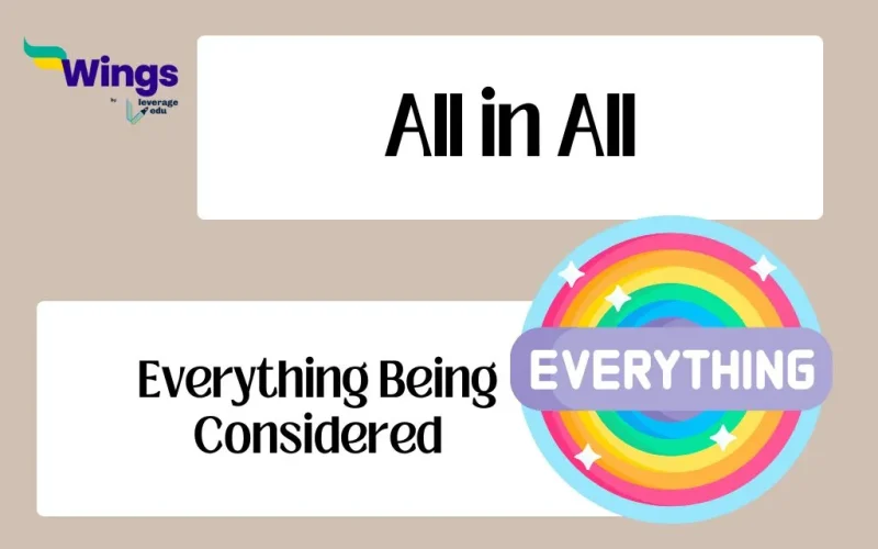 all in all idiom