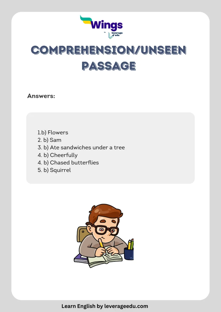Unseen Passage for Class 3
