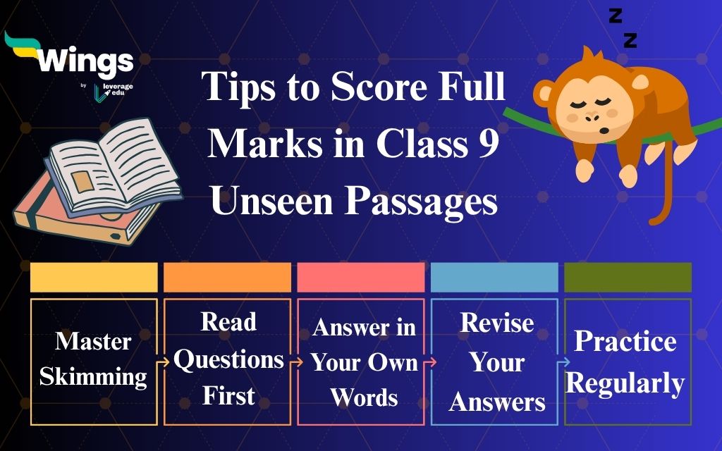 tips to score full marks in unseen passage class 9
