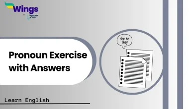 Pronoun Exercise with Answers