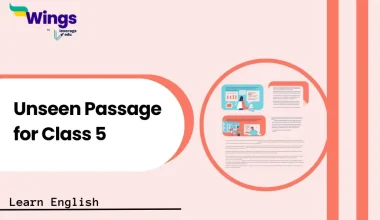 Unseen Passage for Class 5