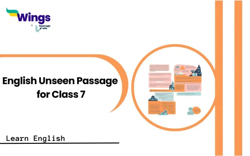 English Unseen Passage for Class 7