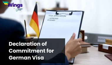 Declaration of Commitment for German Visa