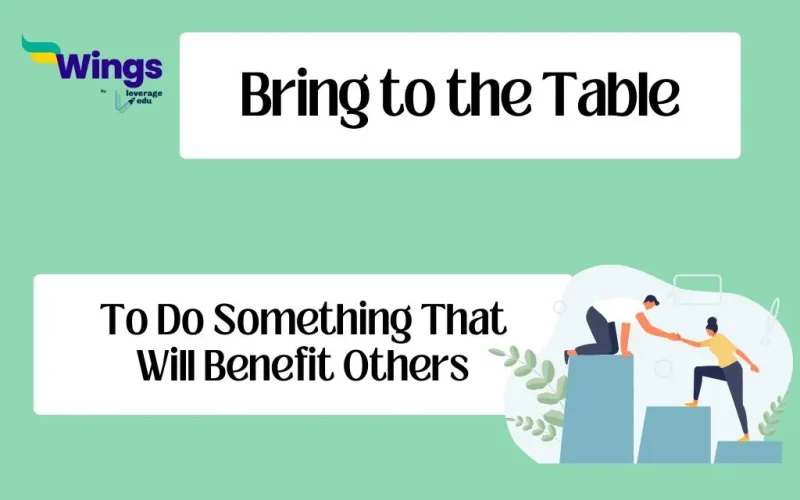 Bring-to-the-Table-Idiom