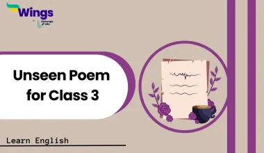 Unseen Poem for Class 3