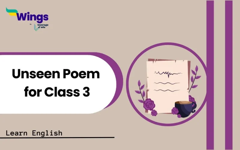 Unseen Poem for Class 3