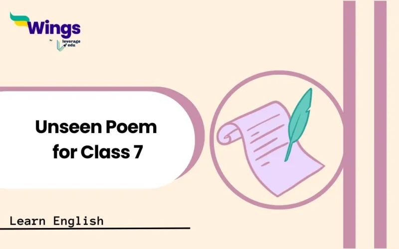 Unseen Poem for Class 7