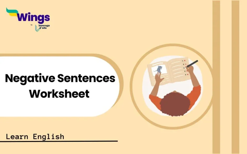 Negative Sentences Worksheet