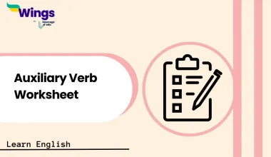 Auxiliary Verb Worksheet