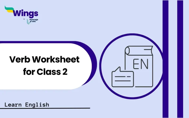 Verb Worksheet for Class 2