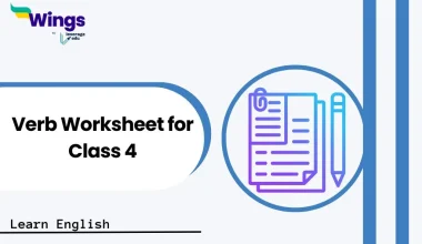 Verb Worksheet for Class 4